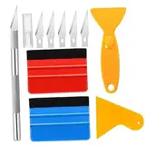 Happyyami 1Satz Auto Tönungsfilm Werkzeug Teilig Langlebiges für Fensterfolierung Rakel und Schaber für Verschiedene Anwendungen und