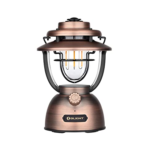 OLIGHT Olantern Classic 2 Pro Campinglampe 300 LM, LED Laterne im Retro-Stil Stufenlos Dimmbar, Notstrombank USB Wiederaufladbar,für Camping, Garten,Stromausfällen, Halloween Dekoration,Wandern