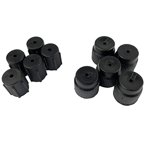 Klimaanlagen-Service, AC-System, Ladeanschluss, hohe Seite, niedrige Seitenkappen, 13 mm, 16 mm, 10 Stück