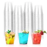 Schnapsgläser plastik, 3cl/30ml Plastikbecher Schnaps, 100 Stück Shotgläser, Shotgläser Plastik Stamperl aus PP, Shot Becher Wiederverwendbarer, für Verkostung, Partys, Weihnachten, Geburtstage