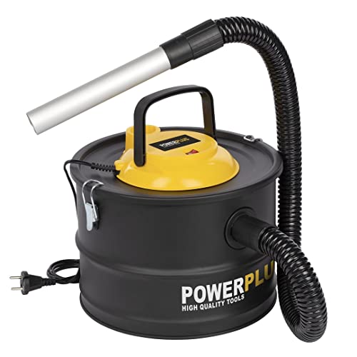 Power Plus Aschesauger, Staubauffangbehälter, geeignet für Backofen, Kamin, 1000 W, 15 l, Schwarz, 0
