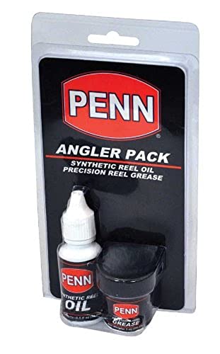 Penn Unisex-Erwachsene ANGPCKCS6 Angelset mit Angelöl und Gleitmittel, Schwarz, 14,2 g, Transparent, 5 oz