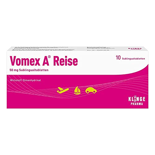 VOMEX A Reise 50 mg Sublingualtabletten, 10 St.