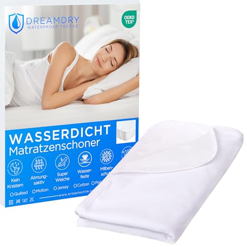 Dreamdry Matratzenschoner 90 x 200 - Inkontinenzunterlage waschbar, Matratzenauflage, Matratzenschoner wasserdicht, Matratzenschoner 90x200cm