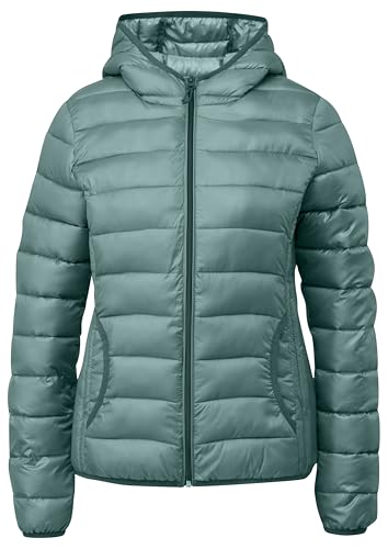 s.Oliver Damen 2149998 Steppjacke, 6575 Blau Grün, L