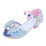 IQYU Kinder Prinzessinnen Schuhe Mädchen 30 Elegant Festliche Kleidschuhe Rutschfeste Tanzschuhe Weicher Boden Abendschuhe Flats Schuhe Atmungsaktive Mädchen Einzelne Schuhe Performance Kleid Schuhe