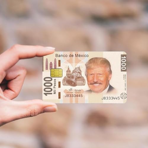 Donald 2024 Rechnungs-Kreditkarten-Aufkleber, 2 Stück EC-Karten-Schutzhülle, Präsident Donald Elect Us Presidential Skin, 2024 Kreditkarte