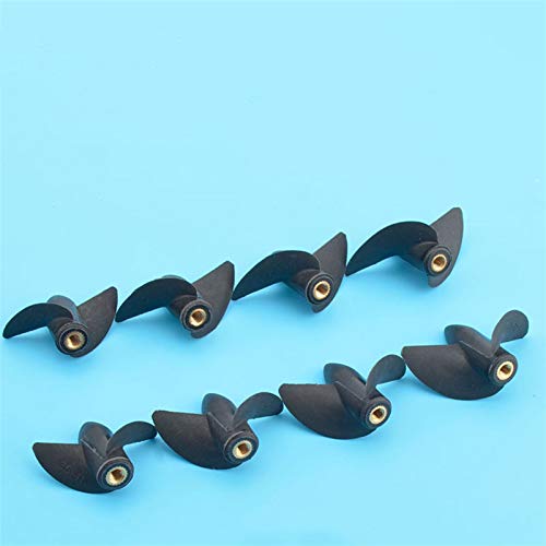 Rynplex Rc Boot M4 Zwei Klingen Paddel Mit Gewinde Nylon Boot Propeller Positive/Reverse Propeller 4mm M4 Prop Welle Propeller Außenborder(D35mm Postive 001)