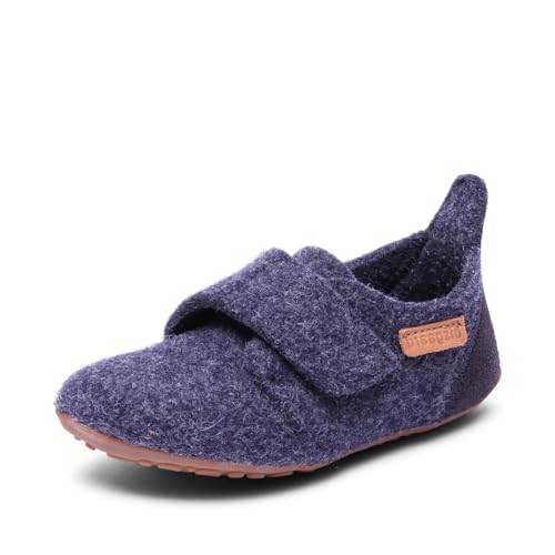 Bisgaard Unisex Kinder Casual Wool Slipper, Blau, 22 EU