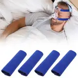 YUXIANLB 4er Pack CPAP Gurtbezüge CPAP Maskeneinlagen für CPAP Maschinen CPAP Gurtpolster für Die Meisten CPAP Kopfbedeckungen CPAP Gesichtspolster Aus Weichem Stoff CPAP Zubehör