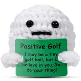 AICase Golf zubehör/Golf Geschenke für männer, lustige, Positive Golfball-Häkel-Gag-Geschenkideen, emotionale Unterstützung, Geschenke für Männer,Frauen, Golfer,Vater, Väter, Kollegen, Geburtstag