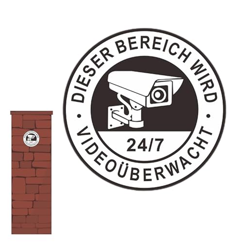 Videobeobachtungsschilder für den Außenbereich – Sicherheitskamera-Schilder für den Außenbereich, alle Aktivitäten werden überwacht, Warnschilder für Zuhause und Geschäft