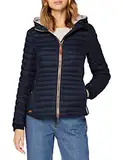 camel active Damen leichte Steppjacke mit Abnehmbarer Kapuze Dunkelblau womenswear-44