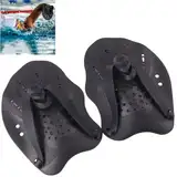 LiJuanWang Hand Paddle zum Schwimmen,1 Paar Schwimmpaddel,Unisex Erwachsene Schwimm-trainingsgerät Trainingstool,Schwimmtrainingsgerät für Erwachsene,Ideales Paddel für Schwimmer