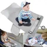 Kleinkind Flugzeug Bett Sitzverlängerung Kinder Flugzeug Bett Tragbare Baby Flugzeug Sitzverlängerung Reisebett Kinder Flugzeug Reise Essentials, geeignet für Flugzeug, Zug, Bus