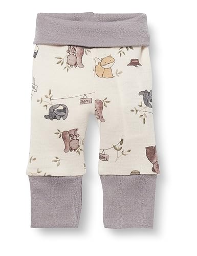 NAME IT Baby-Jungen NBMWILLU Wool Pant PRE XXIII Schlafanzughose, Moonbeam, 40