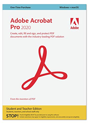 Adobe Acrobat | Pro, Student and Teacher | 1 Benutzer | Mac | Mac Aktivierungscode per Email