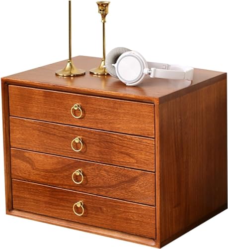 Stilvoller Aktenschrank aus Holz für Home Office – geräumiger Schreibtisch mit reichlich Stauraum, perfekt für Büroorganisation und Dokumentenmanagement (E 4)