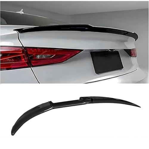 RIKCAT Auto Heckspoiler, für Alfa Romeo 159 Sedan 939 2006 2007 2008 2009 2010 2011 2012 Hinten Spoiler Spoilerlippe Performance Tuning Lippe Wing Styling Modification Zubehör,Gloss Black