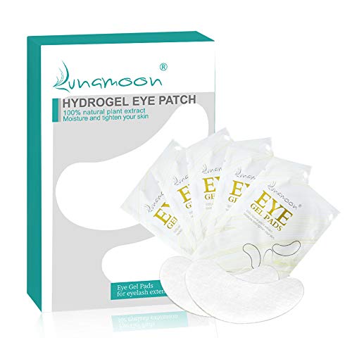Lunamoon Augenpads für Wimpernverlängerung,Wimpern Pads 100 Paar,Wimpernverlängerung Pad,Augenpads Wimpern,Eyelash Extensions Patch,Lint Free Eye Gel Patch for Eyelash Extensions