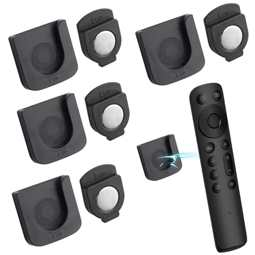 Moosono Magnethalterung Fernbedienungshalter, 4 Stück Fernbedienung Halterung Wand, Fernbedienungshalter Wand, Starker Magnethalterung ohne Bohrlöcher, für Zuhause, Schule, und Büro