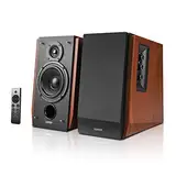 Edifier R1700BTs Aktive Lautsprecher - Bluetooth v5.0, 2.0 Drahtlose Nahfeld Studio - 66w RMS mit Subwoofer Ausgang - Holzgehäuse, Braun