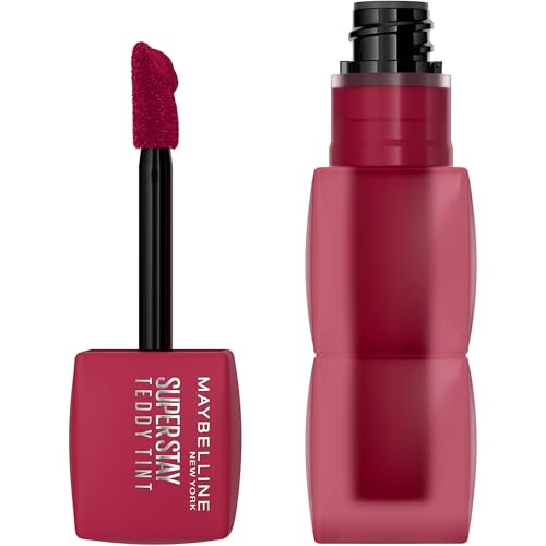 Maybelline New York Superstay Teddy Tint, matter Lippenstift für teddy-weichen und langanhaltenden Tragekomfort, 50 Wild at Heart, 5 ml