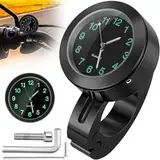 Shengruili Motorrad Fahrrad Uhr,Motorrad Lenkeruhr,Motorraduhr,Motorrad Uhr Lenker,Fahrraduhr für Lenker,Motorrad-Uhren,Lenkerhalterung Uhr für Motorräder Elektrofahrzeuge