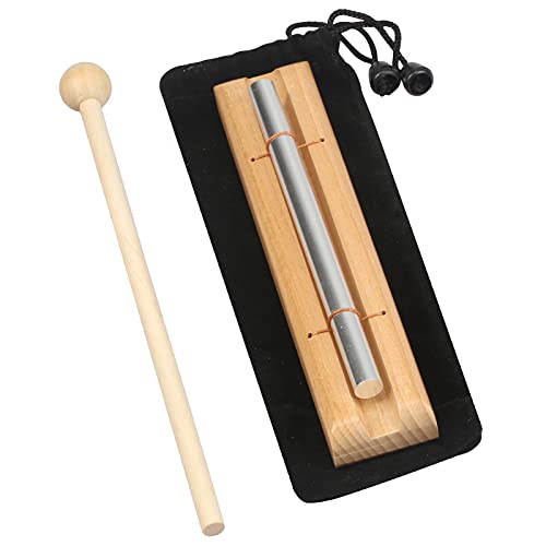 ROSEMO Chime Gong Glockenspiel Holz Klangstab Schlagzeug Percussion Instrumente mit Einzeln Ton Energy Chime mit Tasche Holzschlägel Klanghölzer für Musikalische Früherziehung Yoga Meditation