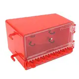 Lockout Tagout Gruppen-Lockbox Loto Box, Lockout Tagout Gruppenschlosskasten, Wandmontage Gruppenschloss 8 Loch Schlüsselstation mit Transparenter Platte für Fabriken