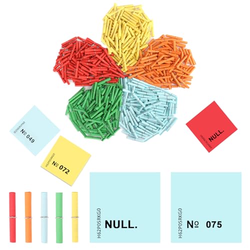 BEIMEIII 200 Stück Tombola Set Gewinnlose Tombola 1-100 Lose Treffer Tombola Tombola Lose Nieten und Gewinn und Null Röllchenlose Bunt Gemischt Gewinnlose Nummeriert für Vereinsfest und Alljährliche