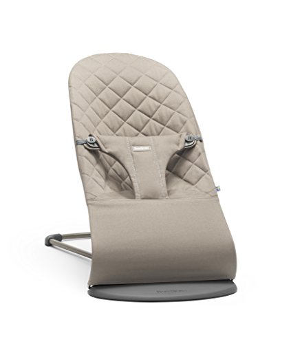 BabyBjörn Babywippe Balance Soft, Baumwolle/Jersey, Gelb/Grau