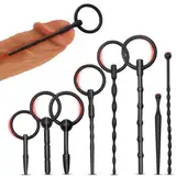 BDSMJOY 8er Penis Plug Sexspielzeug Set,Dilator Harnröhre Silikon Penisplug,Harnröhren Dilatatoren Männer,Sex Toyset Herren,Katheter Harnröhre Mann,Masturbieren für Männer Prostata Massage (8er Set)