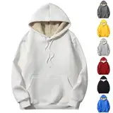 HUIFUAO Übergroßer Kapuzenpullover für Damen, Übergröße, Sweatshirts für Damen, Fleece, Sherpa, Hoodies, Damen, schwarz, langärmeliger Pullover mit Tasche, Schwarz , 3XL