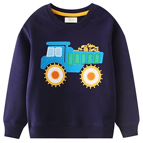 Little Hand Baby Jungen Sweatshirt Kinder Warme Pullover Streetwear Oberbekleidung 116