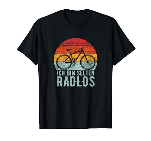 Ich Bin Selten Radlos Fahrrad Radfahren Mountainbike , Kurzarm , T-Shirt