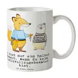 Mr. & Mrs. Panda Tasse Justizvollzugsbeamter Herz - Geschenk, Beruf, Gefängnis, Designer Tasse, Danke, Gefängniswärter, Kaffeetassen, Kollegin,