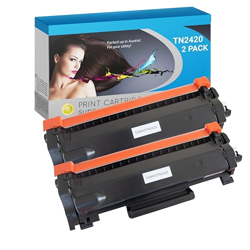 IPA Printservice TN2420 Doppelpack (2 Schwarz) – Kompatibler Toner für Brother MFC - L2710DW, MFC - L2710DN, HL - L2350DW & mehr – Toner TN2420 für zuverlässigen Druck