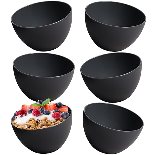 Hausfelder Bowl Müslischalen 6er Set | bruchfest | 750 ml Dessertschalen Suppenschalen | Schüssel und Schalen Set aus Kunststoff