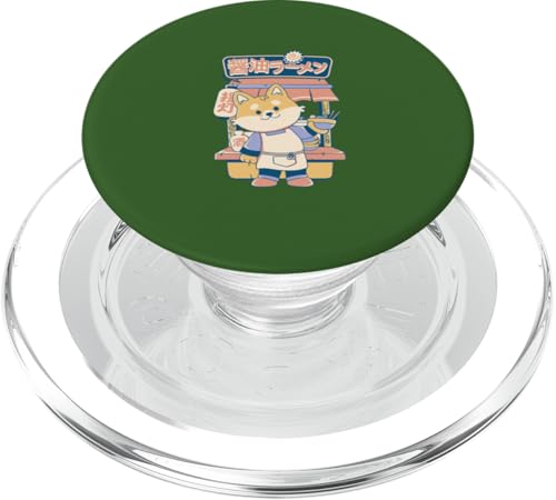 Süße Corgi Dog Ramen Nudel Cafe PopSockets PopGrip für MagSafe