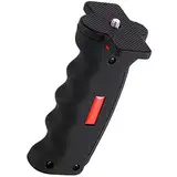 Kamera Handgriff Stabilisator Camcorder Griff mit 1/4 Zoll Schraube und Gewindelöcher, DSLR Systemkamera Halter Ergonomisch Handheld Kameragriff Stabilisatoren Tragehilfen, 12x5 cm Schwarz