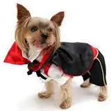 Ranphy Kostüm für kleine Hunde und Katzen, Teufel, Halloween-Kostüm, Vampir-Umhang, Haustier-Urlaub, Kleidung, mittelgroße Hunde, XL