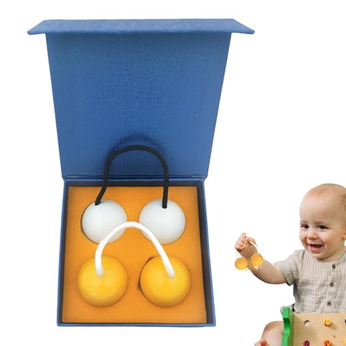 Rhythmus-Shaker aus, rhythmisches Musikinstrument, Percussion-Ball-Set, hochwertiges und authentisch, 5 cm/1,96 Zoll, für Gruppenaktivitäten wie Trommelkreise oder Gemeinschaftstreffen