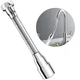 Wasserhahn Verlängerung Flexibel, 360 Grad Schwenkbarer Multifunktionaler Verlängerungshahn mit Filter für Küche, Wasserhahn Extender, Verlängerungshahn Drehbar 14cm, 1 Stück