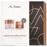 M. Asam Geschenkset mit Magic Finish Make-Up Mousse (30 ml) und Magic Care Glow Up Creme (50 ml) - Hautpflege & Make-Up für einen strahlenden Teint, Weihnachtsgeschenkidee, vegan & silikonfrei