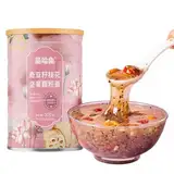 WSYLS Lotuswurzelstärke, Verzehrfertiges Chinesisches Asiatisches Essen, Einschließlich Nüssen, Trockenfrüchten, Chiasamen, Osmanthus, Schwarzem Sesam, Roten Datteln 500 G