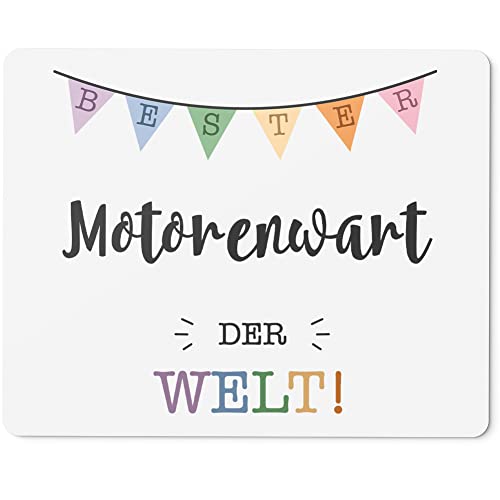 JUNIWORDS Mauspad Mousepad, Bester Motorenwart der Welt (5711970)