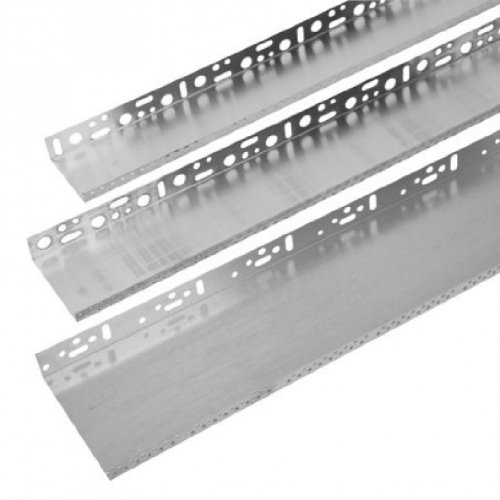 Alu-Sockelprofil 40mm x 26m Aluminium Sockelschiene mit Tropfkante für Fassadendämmung Dämmplatten