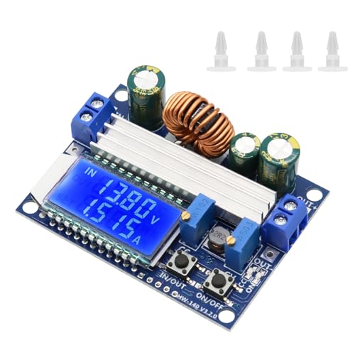 DC-DC Spannungsregler Binghe Step Down Converter Buck Boost Converter Buck Converter mit LCD-Digitalanzeige 5,5-30V zu DC 0,5-30V Spannungsregler kompatibel mit Arduino