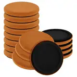16 Stück Möbelgleiter Filz für Hartholzböden 9x9x1.5 cm Filzgleiter Möbel Boden Schützen Furniture Moving Sliders Geeignet für Betten Schränke Sofas Couchtische
